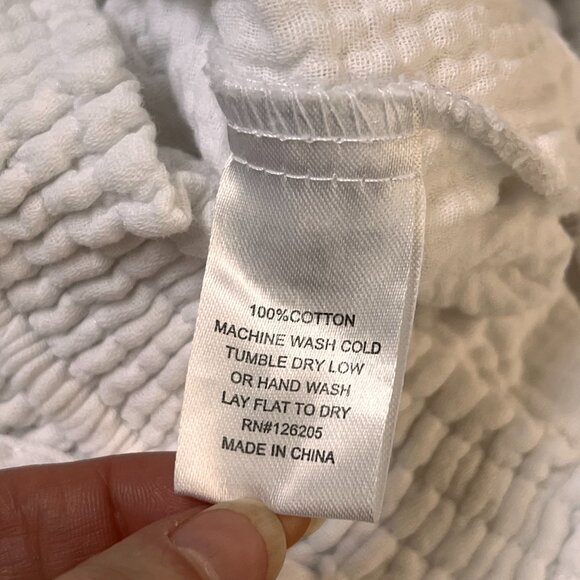 Joie White Muslin Gauze Beach Summer Shorts Sz XL - Picture 7 of 10